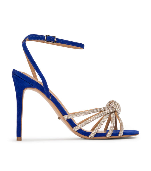 Azure Tony Bianco Kyla Azure Suede 11cm Bling Heels | UZAND35173