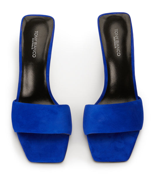 Azure Tony Bianco Natalie Azure Suede 10.5cm Event Heels | LZATR42430