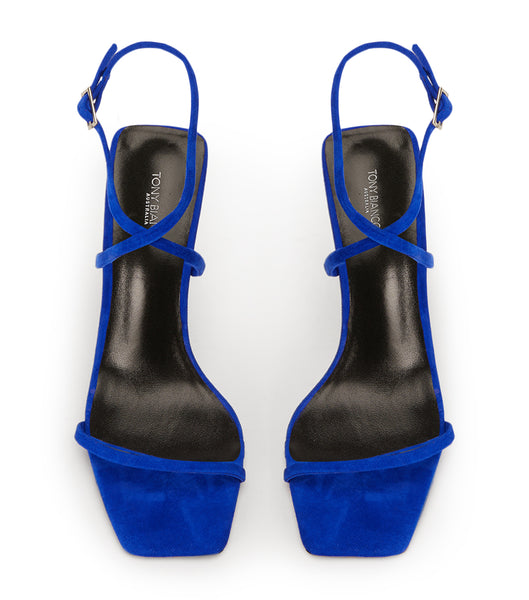 Azure Tony Bianco Naxos Azure Suede 10.5cm Stiletto Heels | QZAWA10315