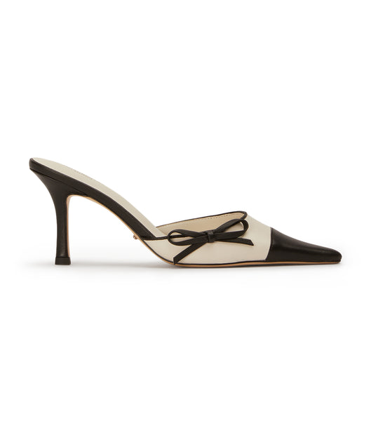 Beige / Black Tony Bianco Shirley Bone/Black 8cm Event Heels | ZACIF15488