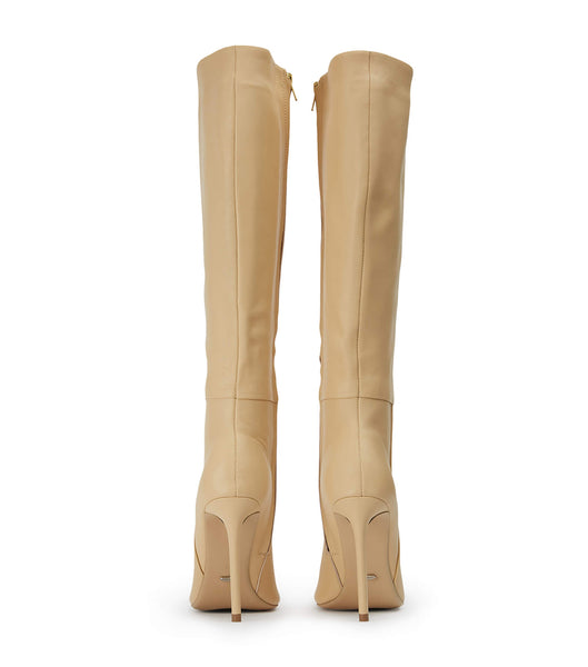 Beige Tony Bianco Apollo Butter Nappa 10.5cm Mid Calf Boots | AZAWC50405