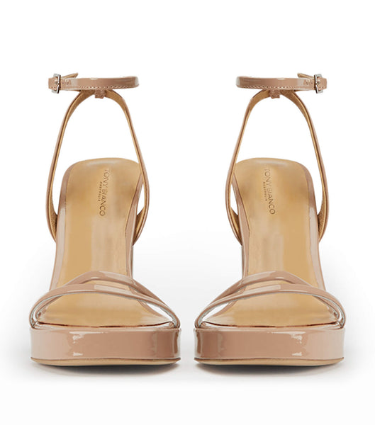 Beige Tony Bianco Dandy Coco Patent 11.5cm Bridal Heels | TZAWZ72012