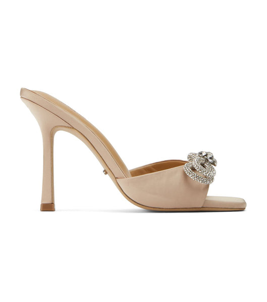 Beige Tony Bianco Franki Nude Satin 10.5cm Stiletto Heels | TZAWZ16979