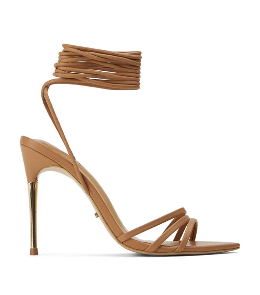 Beige Tony Bianco Mavis Caramel Venice 10.5cm Strappy Heels | ZAXMI42803