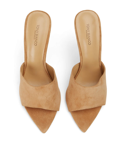 Beige Tony Bianco Maximus Butterscotch Suede 10.5cm Stiletto Heels | ZADYB24454