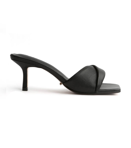 Black Tony Bianco Alexa Black Nappa 6.5cm Low Heels | EZAHC19704