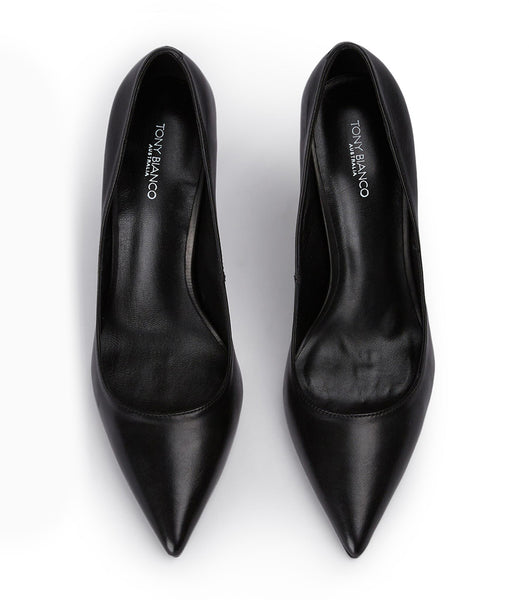 Black Tony Bianco Anja Black Como 10.5cm Court Shoes | ZAJVR91149