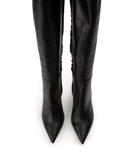 Black Tony Bianco Apollo Black Venice 10.5cm Stiletto Boots | XZAGW75563