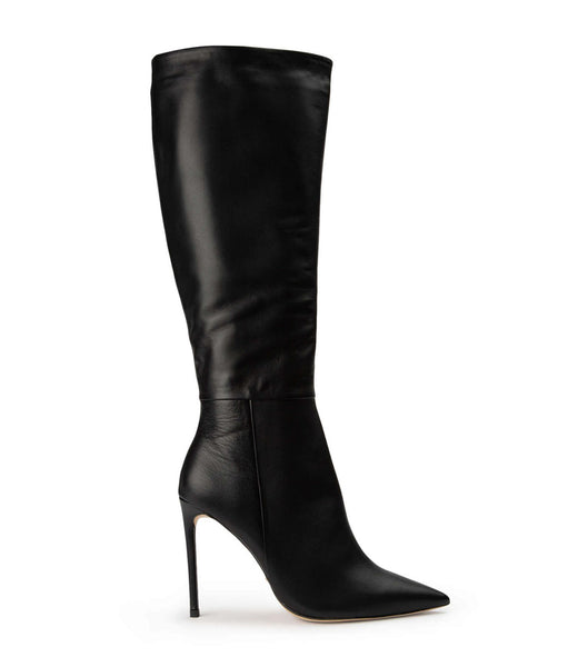 Black Tony Bianco Apollo Black Venice 10.5cm Knee High Boots | ZAXMI56997