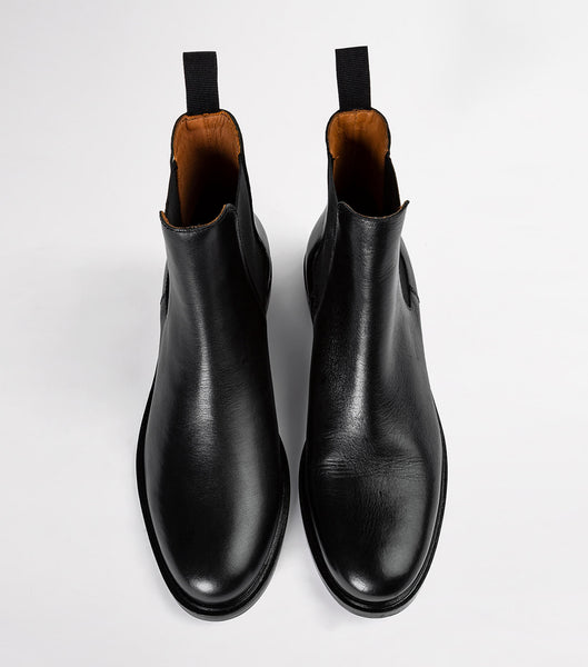 Black Tony Bianco Arctic Black Como 2.5cm Flat Boots | QZAUV72729