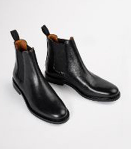 Black Tony Bianco Arctic Black Como 2.5cm Flat Boots | QZAUV72729