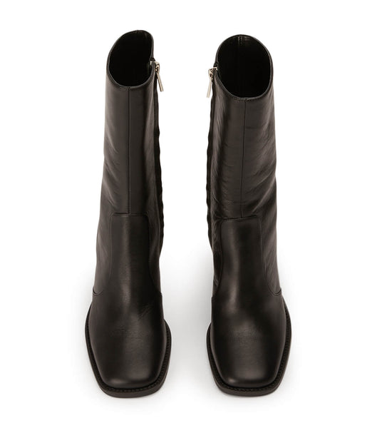 Black Tony Bianco Atlanta Black Venice 8.5cm Heeled Boots | ZAJZR40325