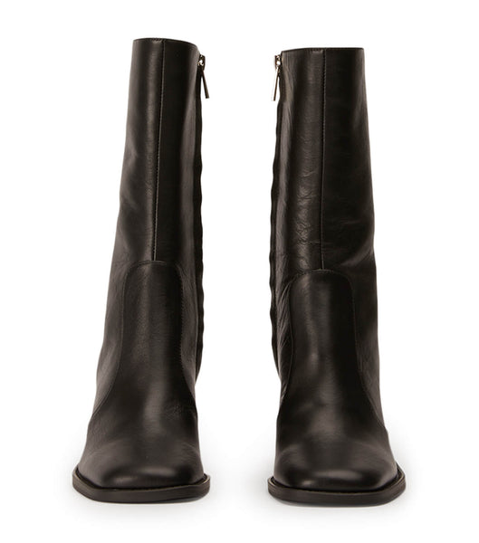 Black Tony Bianco Atlanta Black Venice 8.5cm Heeled Boots | ZAJZR40325