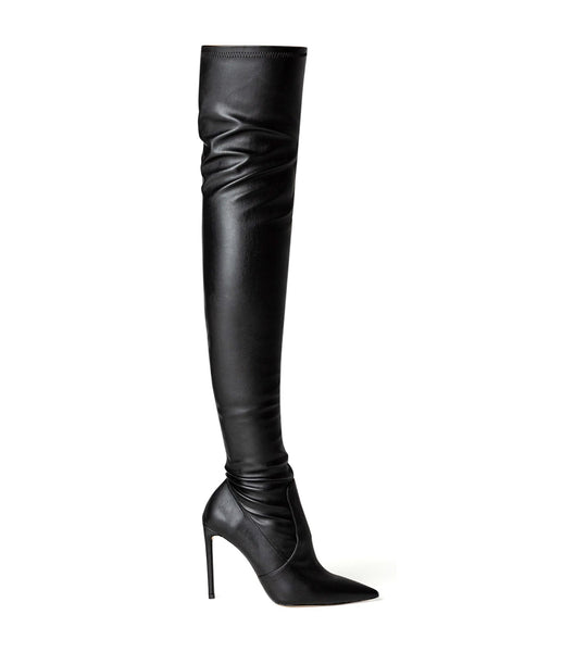 Black Tony Bianco Avah Black Venezia 10.5cm Heeled Boots | ZAEGJ56817