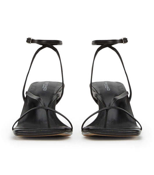 Black Tony Bianco Avi Black Nappa 6.5cm Low Heels | MZAFT20554