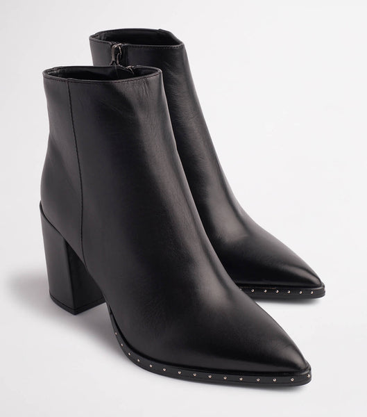 Black Tony Bianco Bailey Black Albany 8.5cm Heeled Boots | DZAKV12537