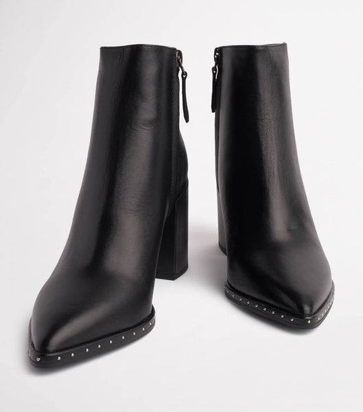 Black Tony Bianco Bailey Black Albany 8.5cm Heeled Boots | DZAKV12537