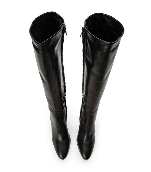 Black Tony Bianco Bellez Black Venice 9.5cm Mid Calf Boots | QZAWA48634