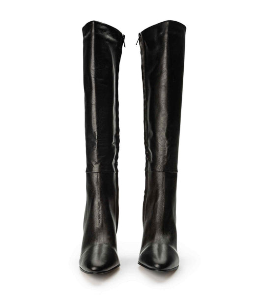 Black Tony Bianco Bellez Black Venice 9.5cm Mid Calf Boots | QZAWA48634