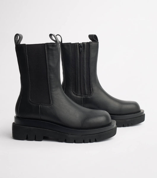 Black Tony Bianco Boxer Black Como 5.5cm Ankle Boots | QZAUV21284