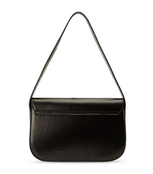 Black Tony Bianco Cecil Black Leather Shoulder Bag Accessories | TZAPQ75422