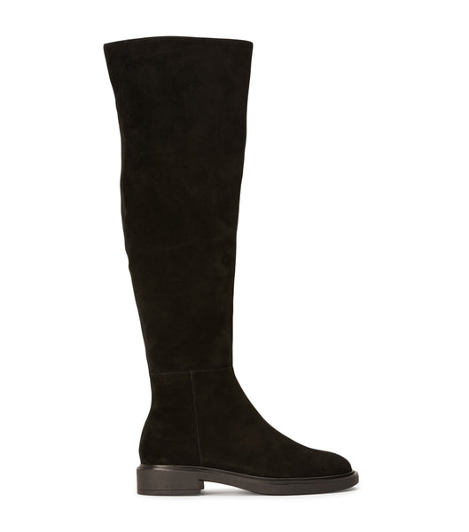 Black Tony Bianco Chasey Black Suede 4.5cm Knee High Boots | ZAXMI97400