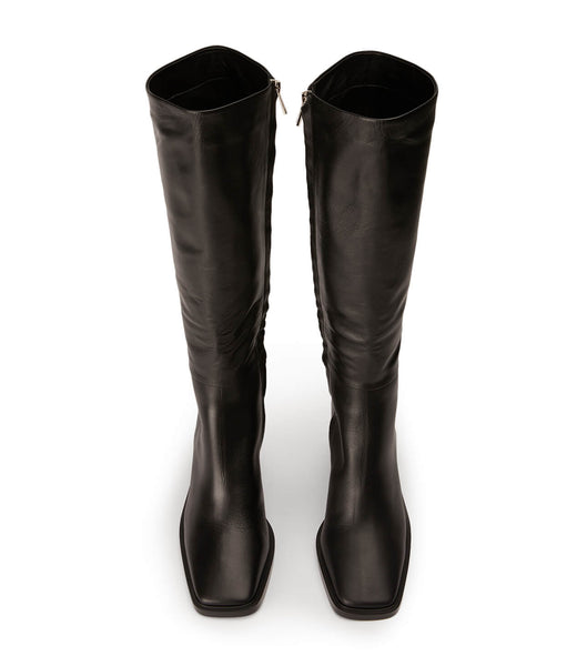 Black Tony Bianco Darby Black Venice 7.5cm Mid Calf Boots | EZAVG93937