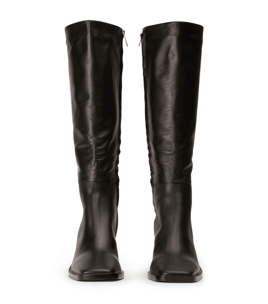 Black Tony Bianco Darby Black Venice 7.5cm Mid Calf Boots | EZAVG93937