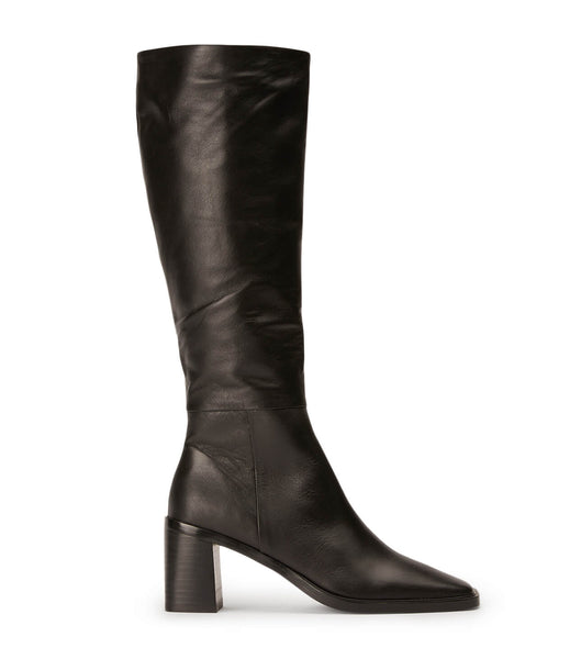 Black Tony Bianco Darby Black Venice 7.5cm Mid Calf Boots | EZAVG93937