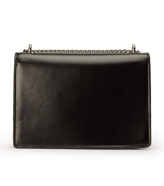 Black Tony Bianco Desire Black Leather Cross Body Bag Accessories | ZANZX83580