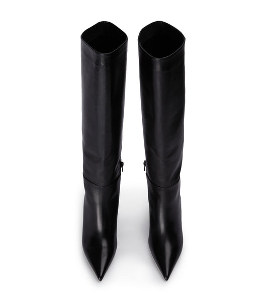 Black Tony Bianco Drake Black Como 9.5cm Knee High Boots | MZAHR66230