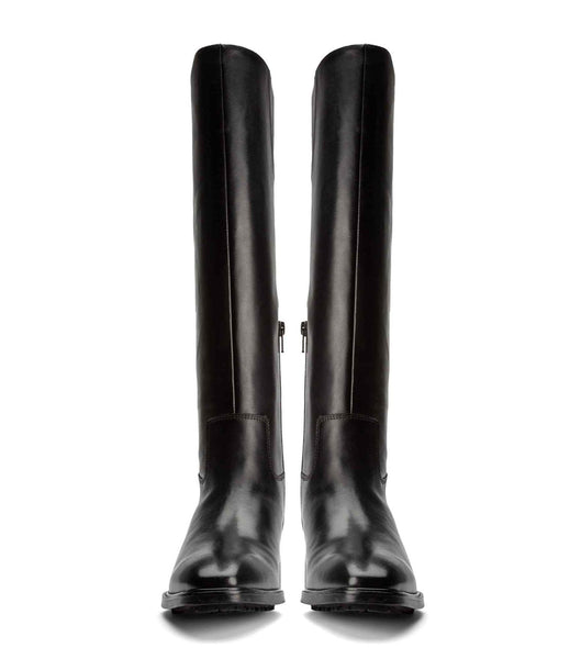 Black Tony Bianco Eleanor Black Como 4cm Mid Calf Boots | ZANEJ21850