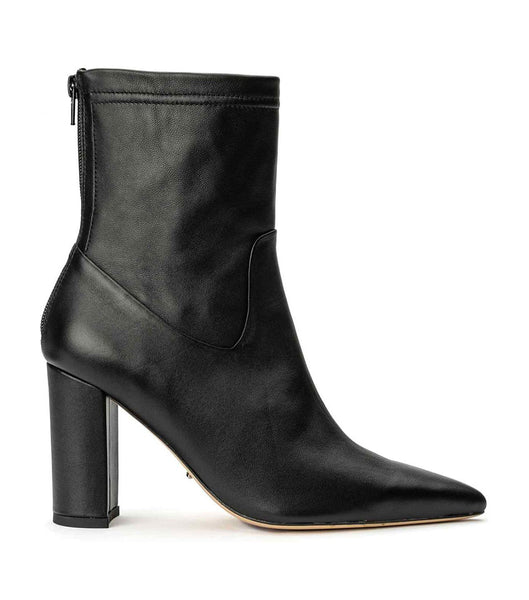 Black Tony Bianco Ellie Black Nappa 8.5cm Heeled Boots | ZADYB91211