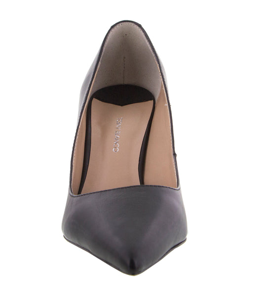 Black Tony Bianco Emmi Black Como 8.5cm Low Heels | ZACIF29026