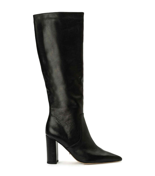 Black Tony Bianco Epic Black Venice 8.5cm Knee High Boots | YZAVQ89326