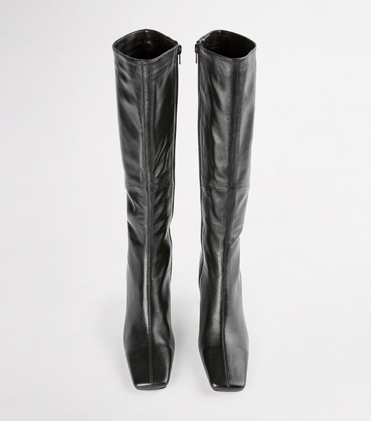 Black Tony Bianco Fantasy Black Venice 8cm Mid Calf Boots | UZAND15206