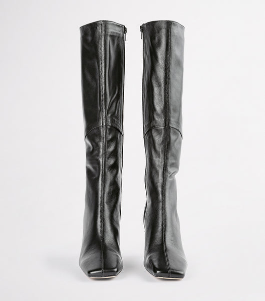 Black Tony Bianco Fantasy Black Venice 8cm Mid Calf Boots | UZAND15206