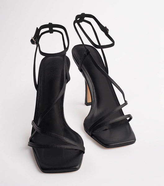 Black Tony Bianco Franci Black Kid 10.5cm Stiletto Heels | UZAND60722