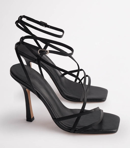 Black Tony Bianco Franci Black Kid 10.5cm Stiletto Heels | UZAND60722