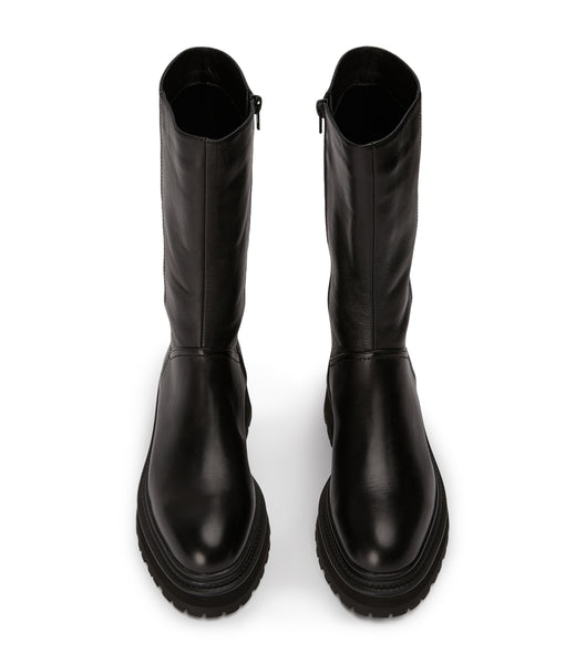 Black Tony Bianco Hahn Black Como 5.5cm Knee High Boots | FZAUI47645