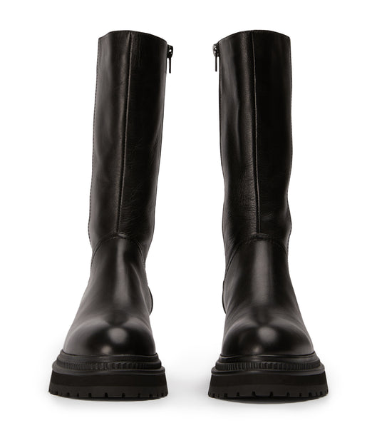 Black Tony Bianco Hahn Black Como 5.5cm Knee High Boots | FZAUI47645