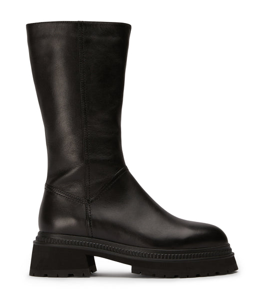 Black Tony Bianco Hahn Black Como 5.5cm Knee High Boots | FZAUI47645