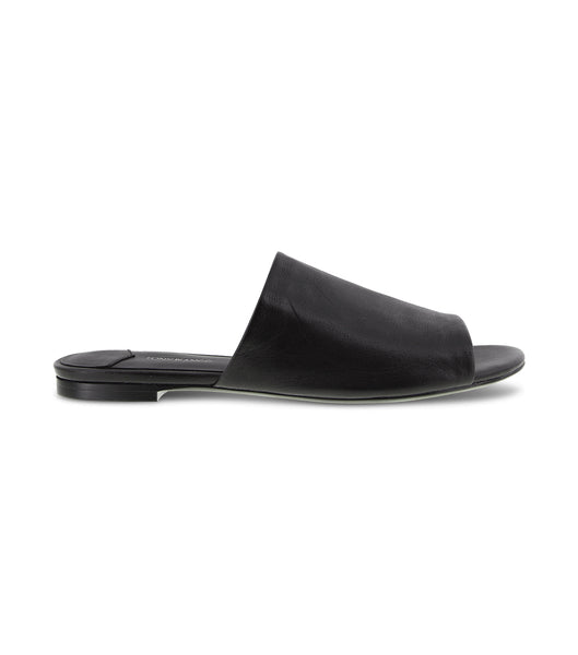 Black Tony Bianco Havier Black Sheep Nappa 1cm Sandals | ZAXBR13762