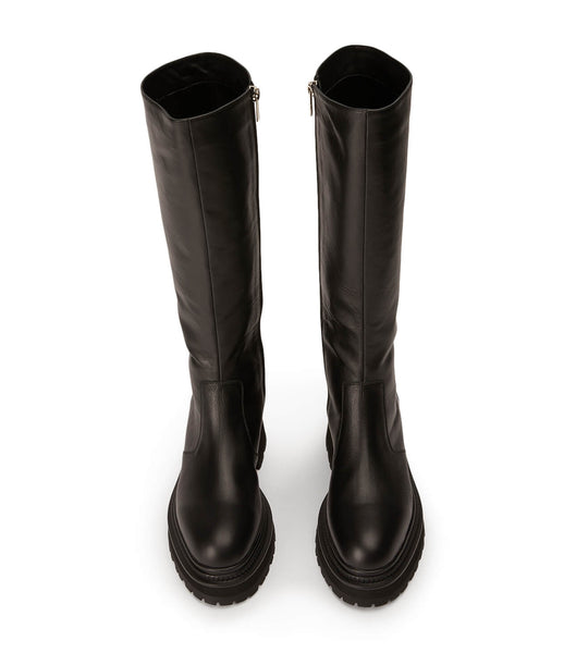 Black Tony Bianco Hitch Black Venice 5.5cm Mid Calf Boots | PZAQX77842