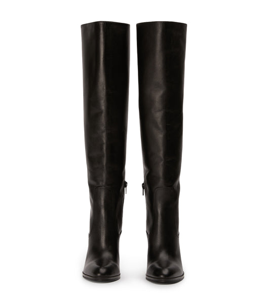 Black Tony Bianco Hot Black Como 10.5cm Knee High Boots | ZADYB67996