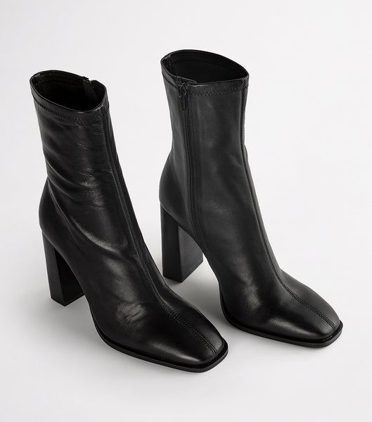 Black Tony Bianco Ines Black Como 10cm Heeled Boots | GZAUC41487