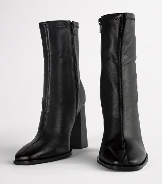 Black Tony Bianco Ines Black Como 10cm Heeled Boots | GZAUC41487