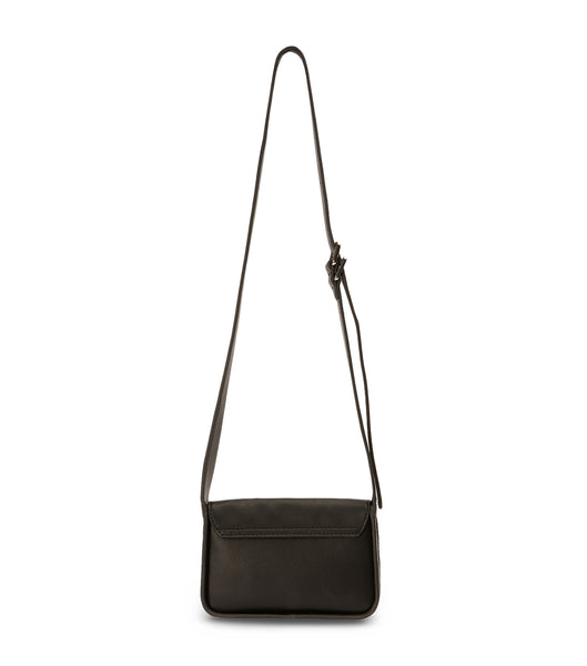 Black Tony Bianco Janey Black Leather Shoulder Bag Accessories | ZZAMJ55242