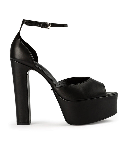 Black Tony Bianco Jayze Black Como 14cm Platform Shoes | DZAKV59169