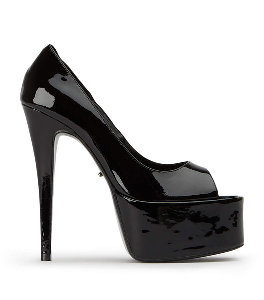 Black Tony Bianco Jolee Black Patent 15cm Stiletto Heels | ZAJVR60155